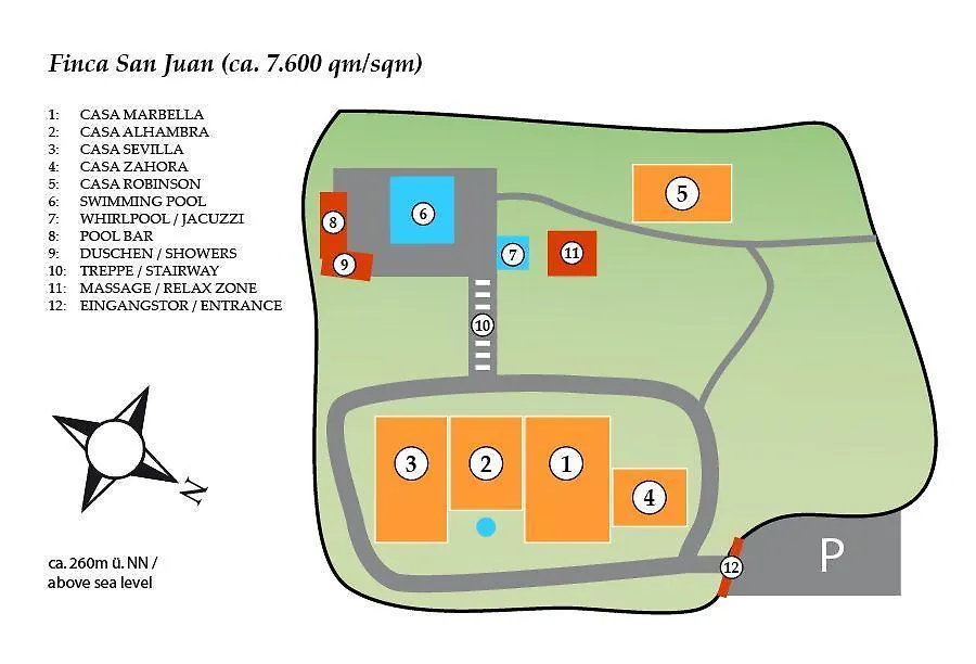 アパート Casa Sevilla Finca Sanjuan, Playa San Juan ギア・デ・イソラ
